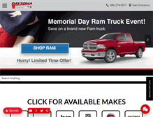 Tablet Screenshot of daytonadodgechrysler.net
